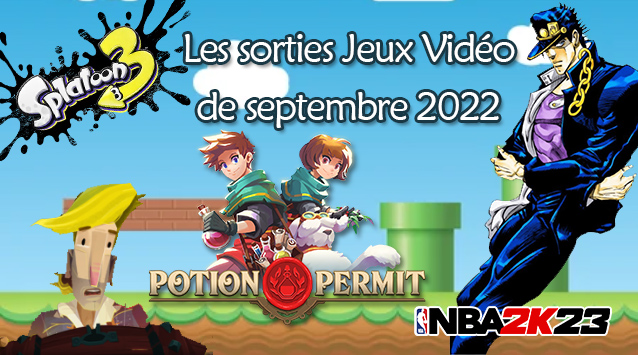 Les sorties Jeux Vidéo de septembre 2022